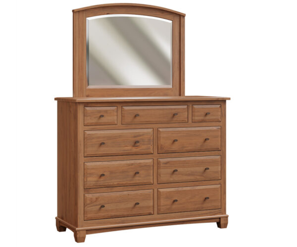 Bella Dresser With Arched Mirror