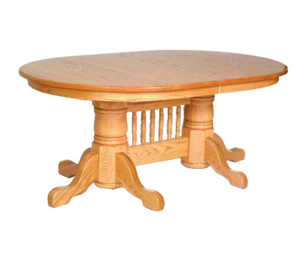 Double Pedestal Table