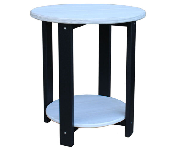 Two Tier Round End Table