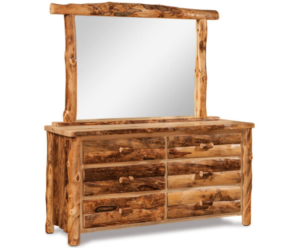 6 Drawer Dresser with Mirror - Aspen