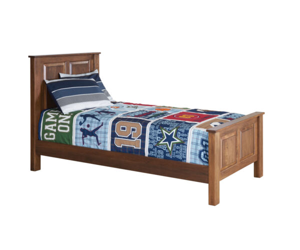 Traditional Raised Panel Twin Bed