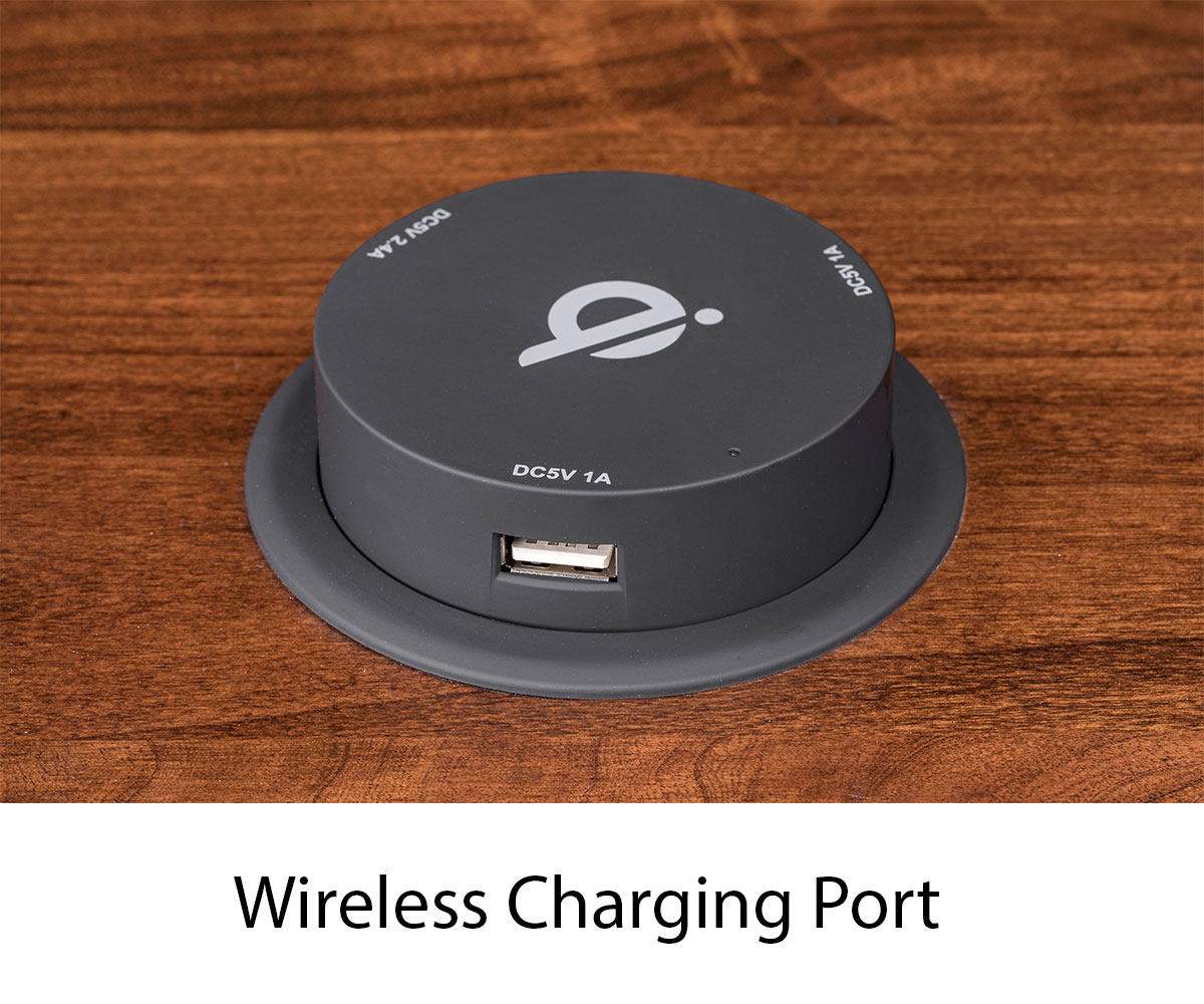 Boston Corner and Return Desk with Hutch - 64"W - Image 4