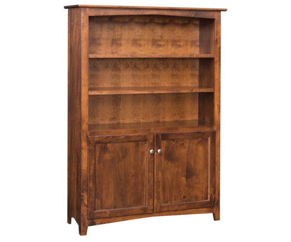 Linwood 60” Bookcase with Bottom Doors