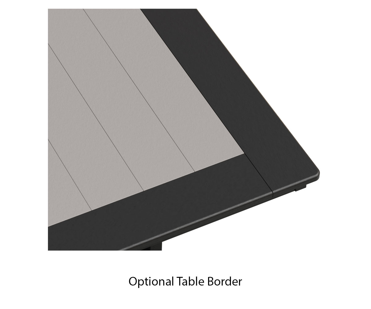 72'' Classic Rectangle Table - Bar Height - Image 4