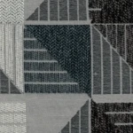 Polygon Blue Grey - Premium Fabrics